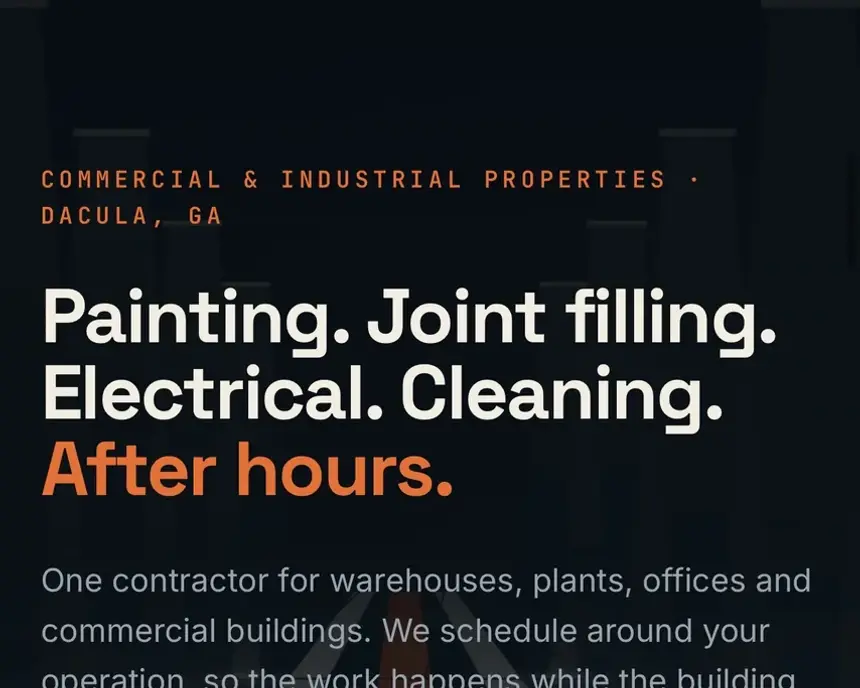 Sitio de Industrial Contractor en Dacula, GA